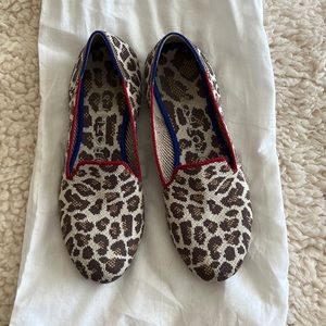 Rothy’s leopard cheetah loafers